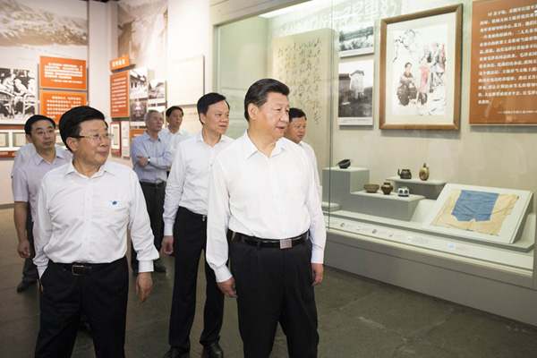 从哪里出发,为什么出发跟着习近平总书记去革命老区寻根