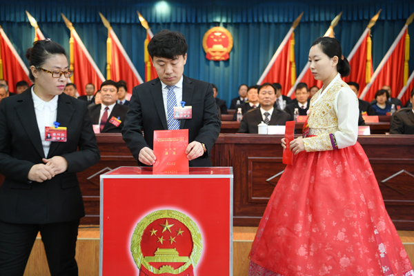 代表们投票选举监察委员会主任 代表们投票选举监察委员会主任